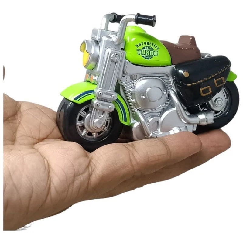 Diecast Pull Back Metal Bike Toy For Kids (1 Pcs)