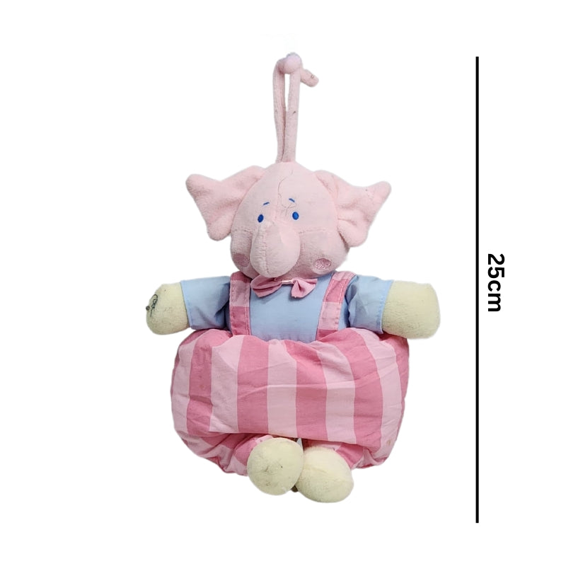 Cute Pink Elephant Stuff Toy 25Cm Premium Pre-loved
