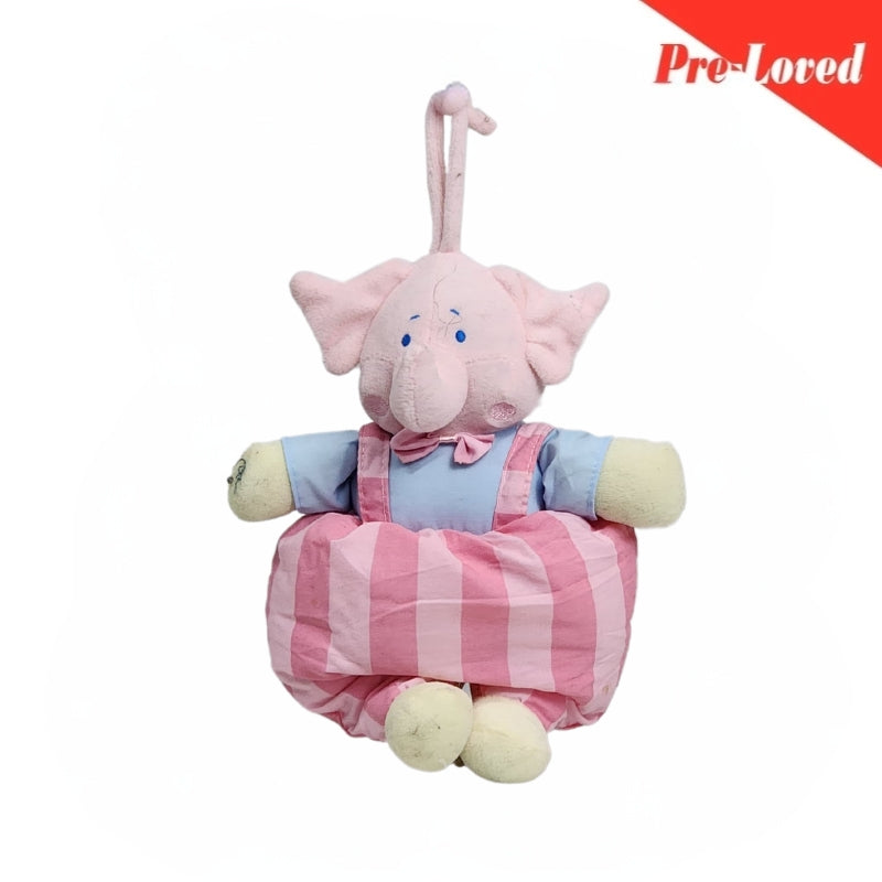 Cute Pink Elephant Stuff Toy 25Cm Premium Pre-loved