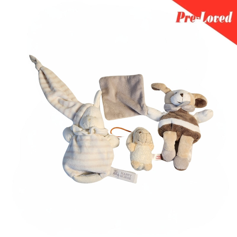 Rabbit/Rabbit/Rabbit Extra Soft Plush Toy Pack of 3 Premium Pre-loved