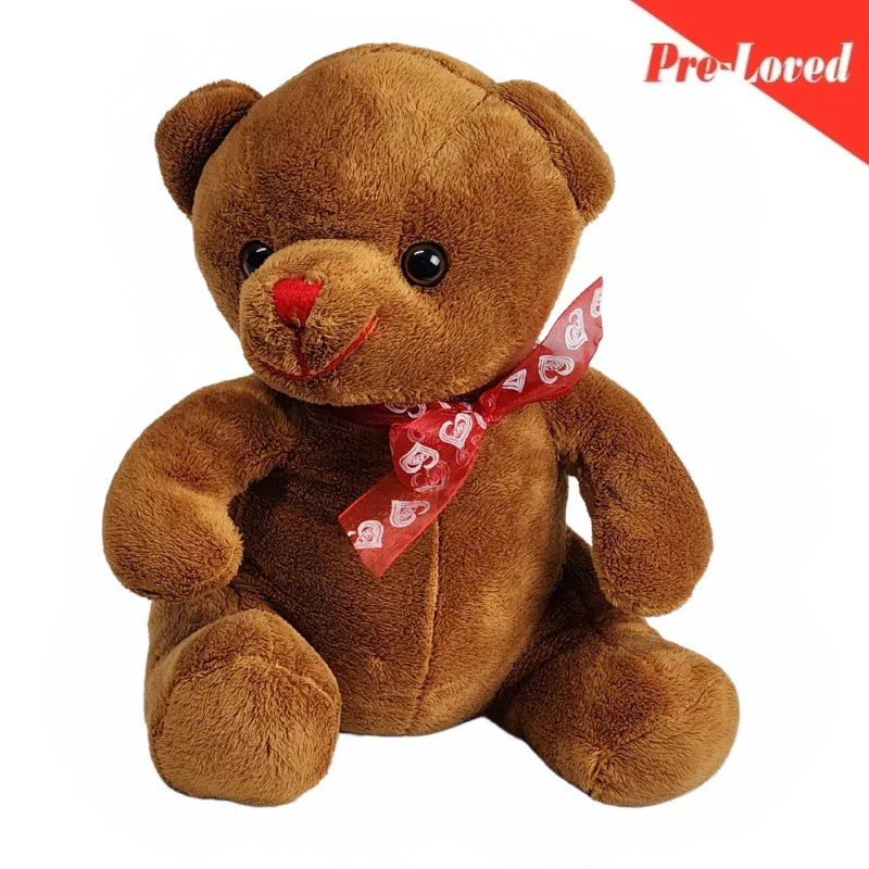 Charming Brown Teddy Bear Stuff Toy 25Cm Premium Pre-loved