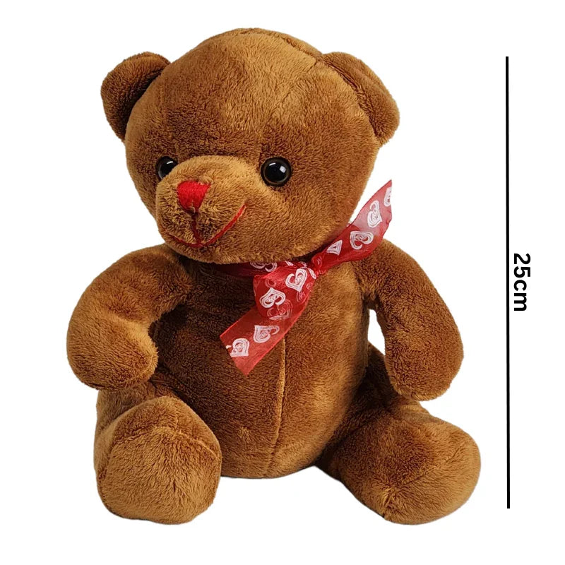 Charming Brown Teddy Bear Stuff Toy 25Cm Premium Pre-loved