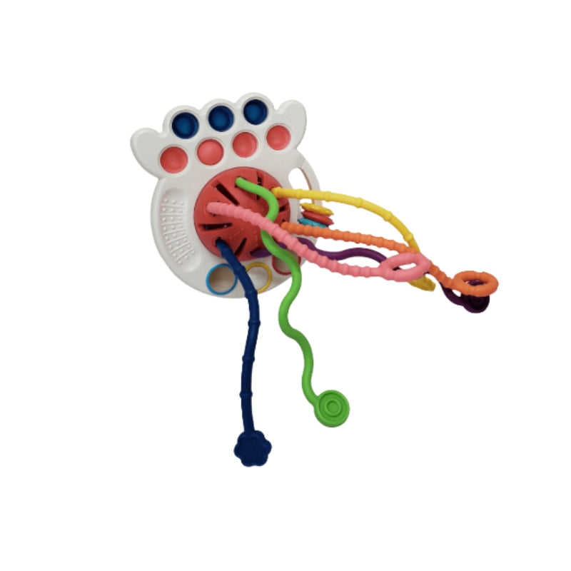 4 in 1 Pull String Sensory Activity Toy For Kids