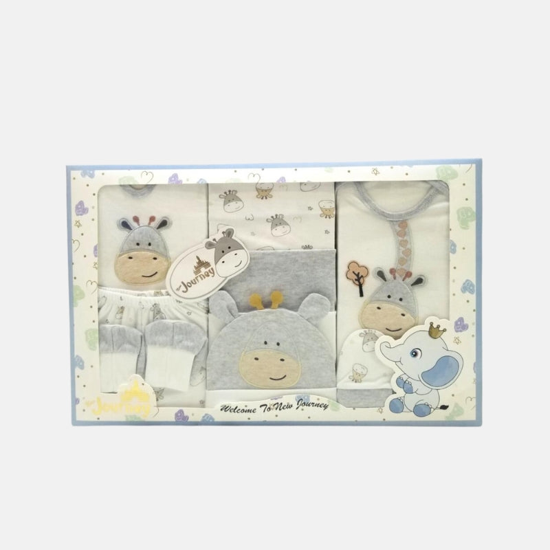 Journey Newborn Baby Gift Set - 10 Pcs - Gray