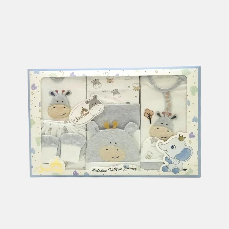 Journey Newborn Baby Gift Set - 10 Pcs - Gray