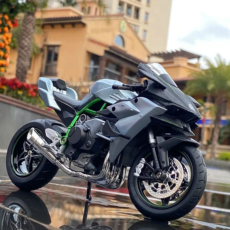 Kawasaki Ninja Diecast Metal Motorcycle Toy