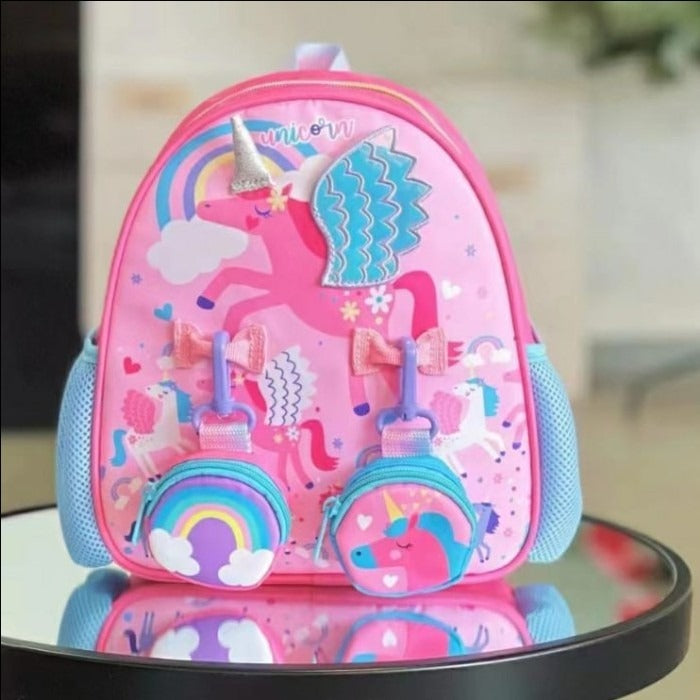 Vest Cute Cartoon School Bag For Kids