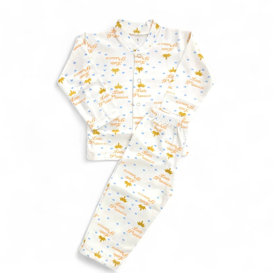 Soft Cotton Kids Pajama Set Cute Printed Sleepwear for Boys Girls