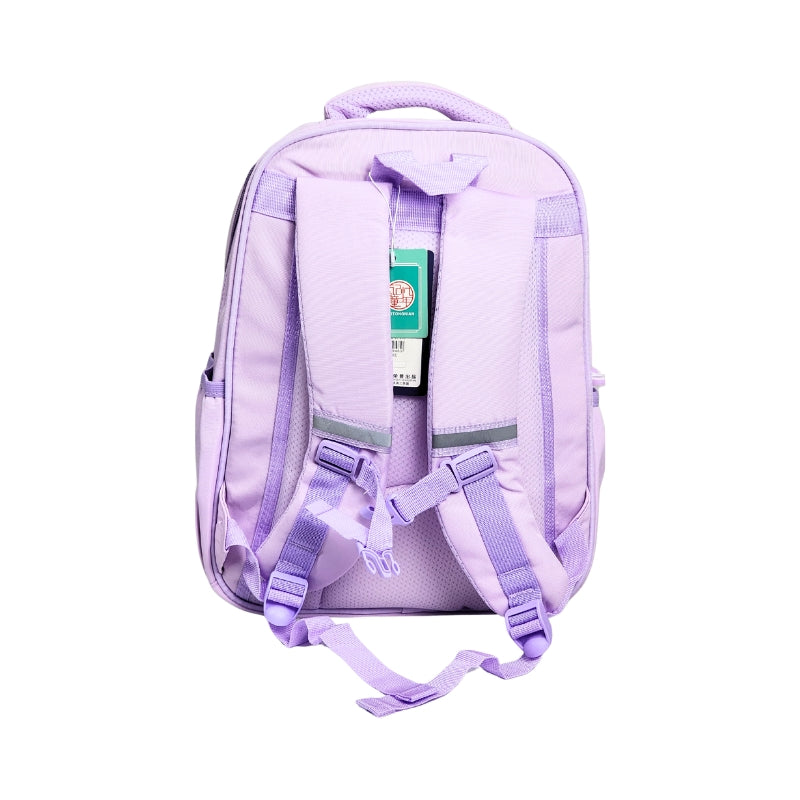 Rainbow Design Backpack For Kids 16 Inches (Purple) (948)