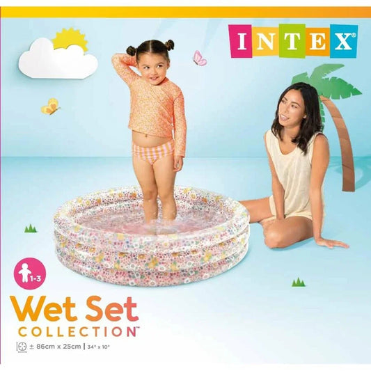 Intex Sweet Blossom Baby Pool Soft Colorful Vinyl Fun for Little Ones