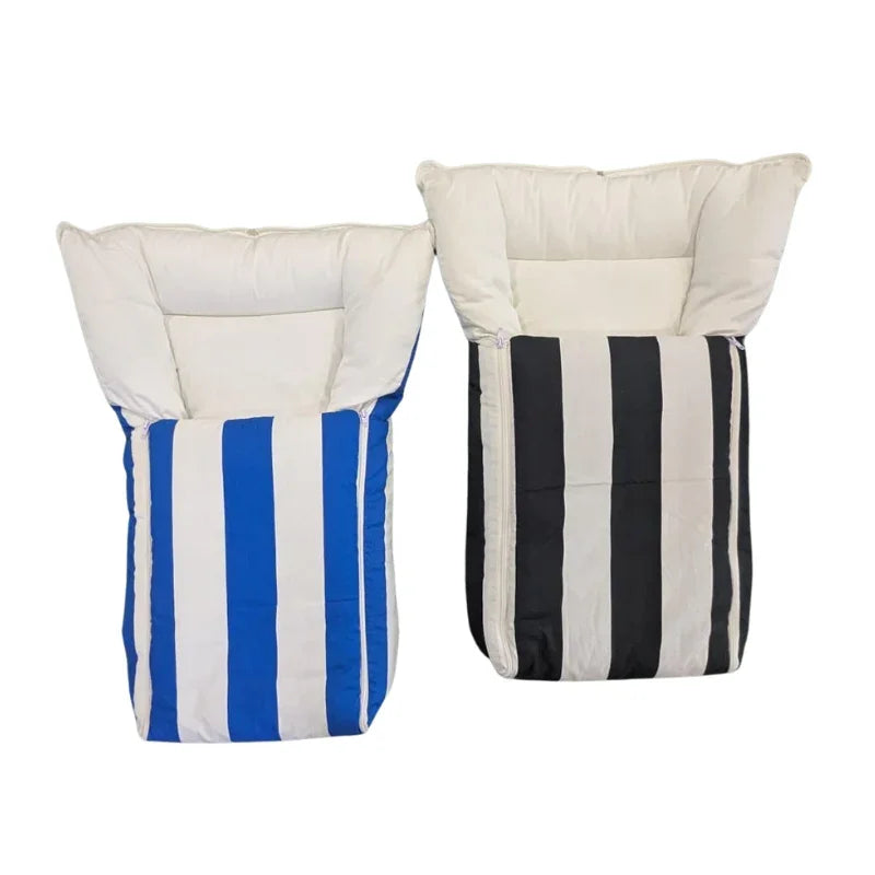 Bold Stripes Baby Sleeping Nest Cozy, Chic Travel-Friendly Comfort