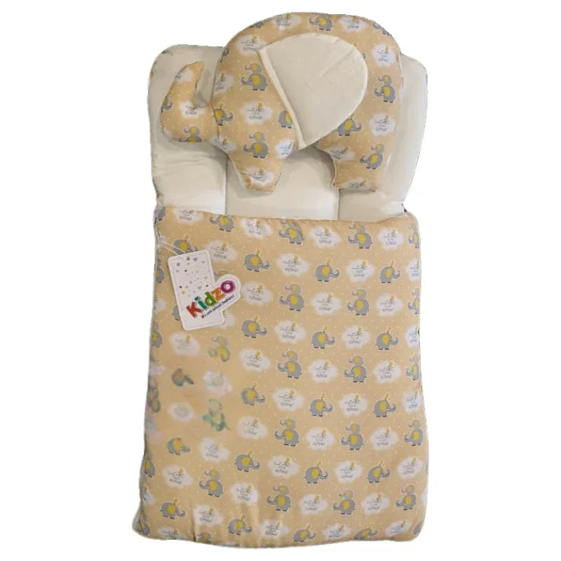 Plush Pillow Shaped Like an Adorable Elephant Head