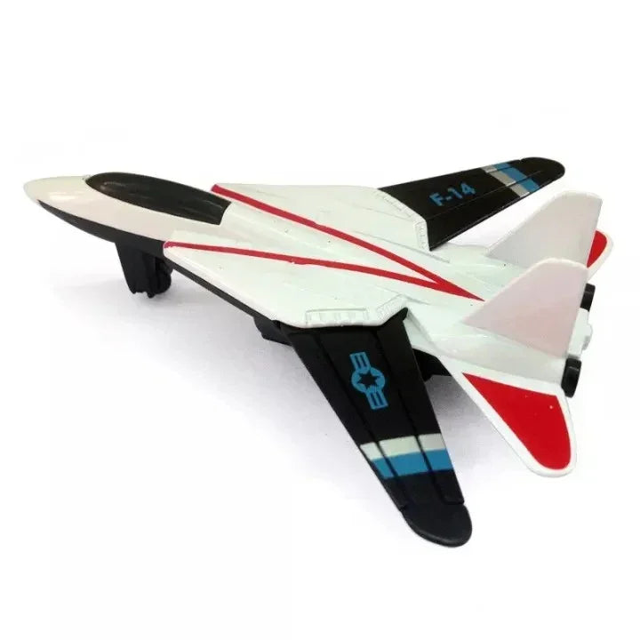 Pull Back Fighter Jet Airplane Toy for Kids – Bright Colors