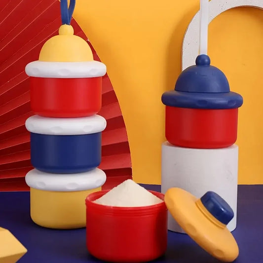 3-Layer Baby Formula Dispenser – Smart, Mess-Free Milk Storage On the Go
