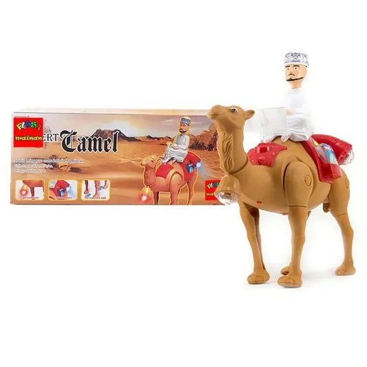 Arabian Camel Rider Toy – Interactive Walking & Sound Toy for Kids
