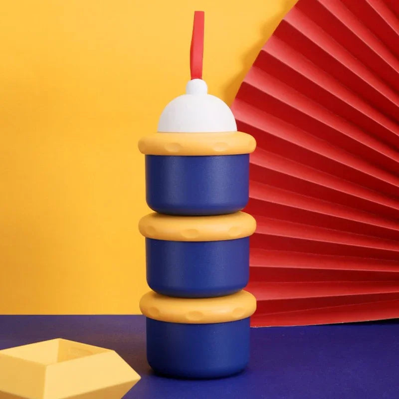 3-Layer Baby Formula Dispenser – Smart, Mess-Free Milk Storage On the Go
