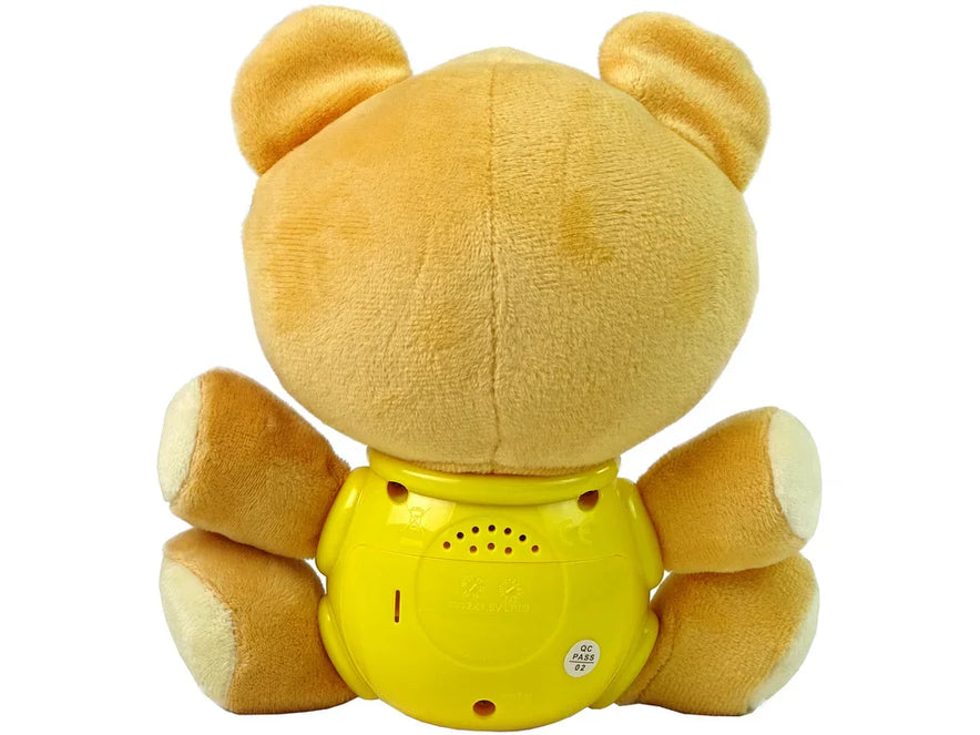 Interactive Lullaby Melodies Educational Teddy Bear Sound Lights