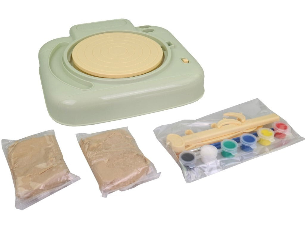 Creative Pottery Wheel Kit for Kids – Electric Clay Sculpting Set with Accessories – Fun & Educational Art Toy