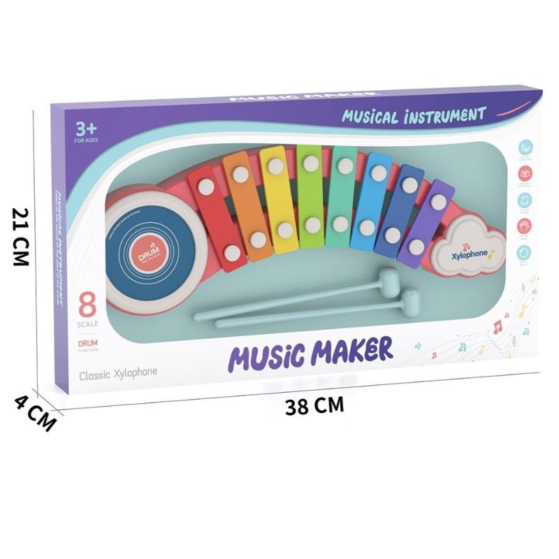 Cloud Xylophone Toy – Musical Activity Instrument for Babies & Toddlers