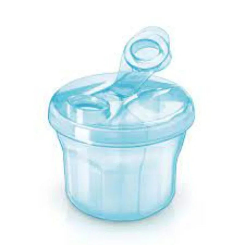 Flip-Top Milk Powder Dispenser – 3 Section Formula Food Storage Container