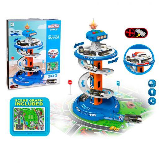 Handsome Circulation Parking Garage Playset Multi-Level Car