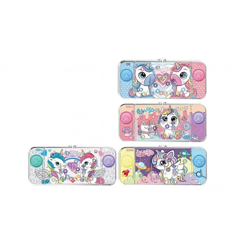 Unicorn Water Game – Handheld Ring Toss Toy for Kids (4 Assorted Designs)