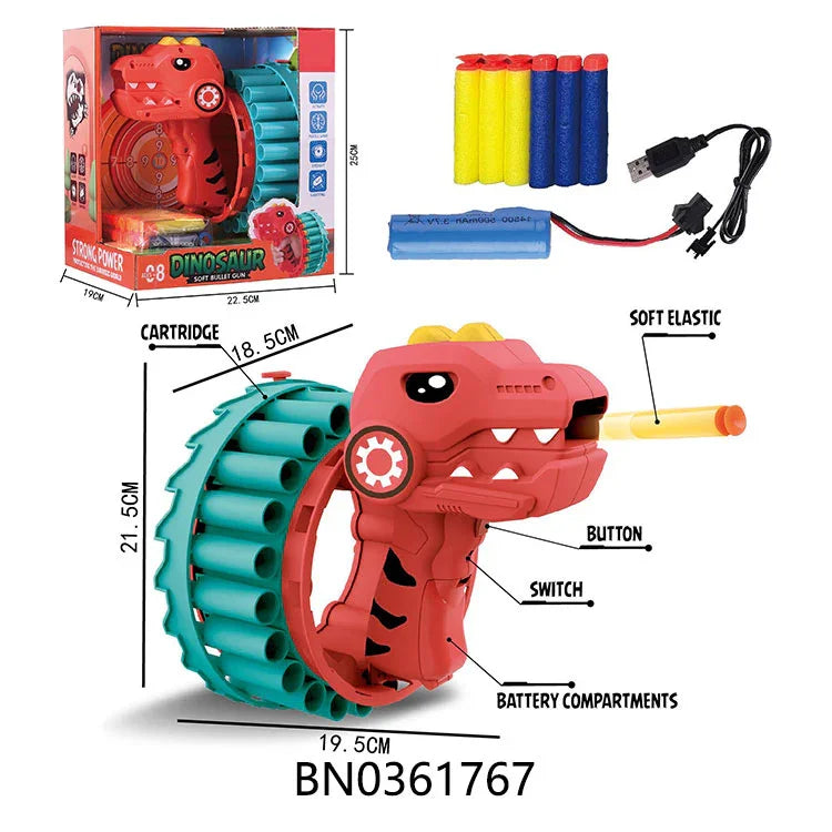 Electric Automatic Burst Multifunctional Bomb Children Toy Games Sniper Rifle Gun Soft Bullets Airsoft Pistol Toys