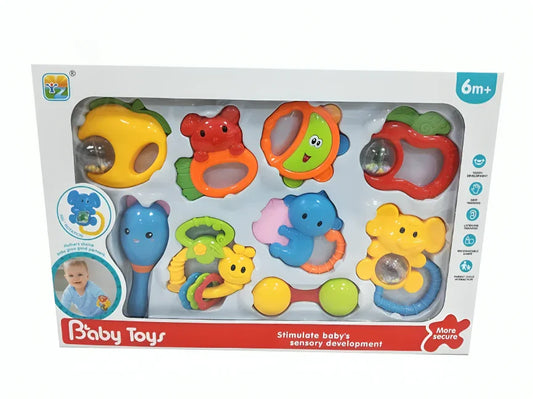Baby Toys 9 piece Rattle Set