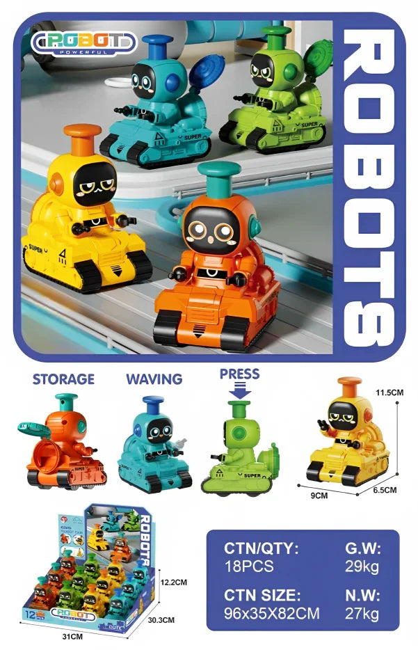 Push and Play CroBot Robot For Kids