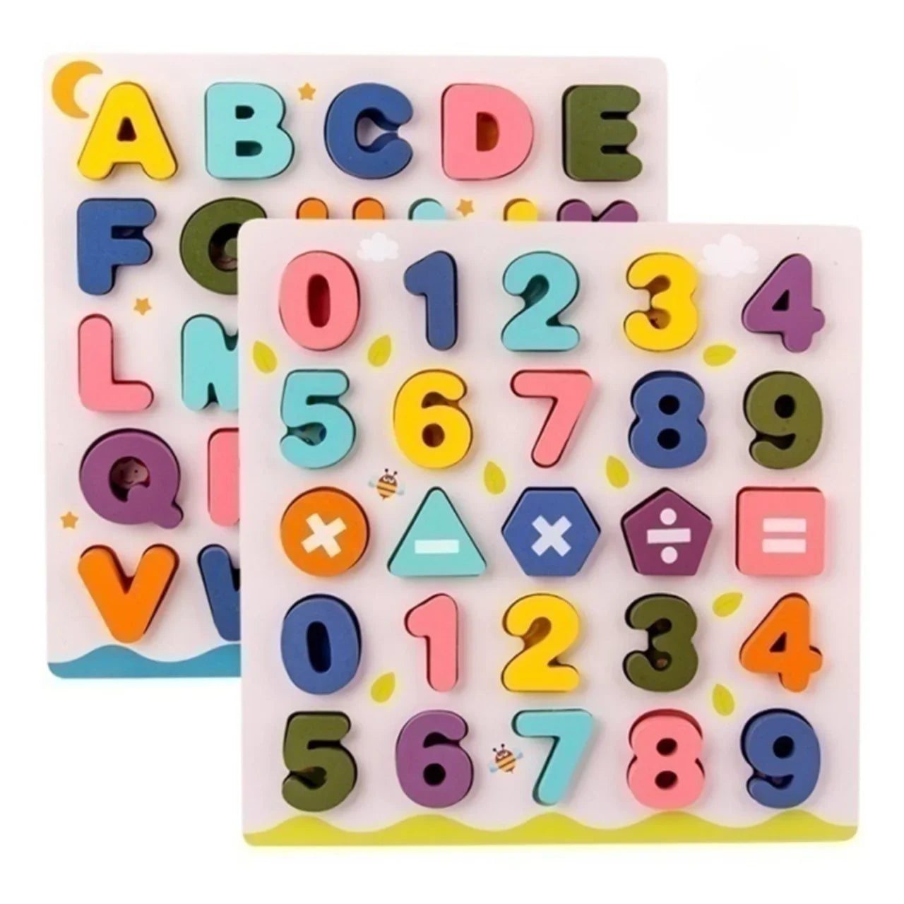 Wooden Letter Matching Board Puzzle For Kids