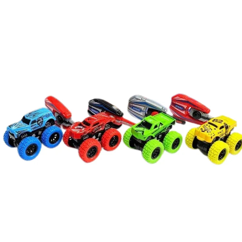 Hot Wheels Start Key Jeep Toy For Kids (4 Pcs) With 1 Remote