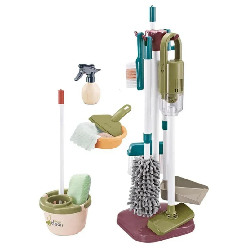 Home Cleaning Kit With Dust Collector Toy For Kids