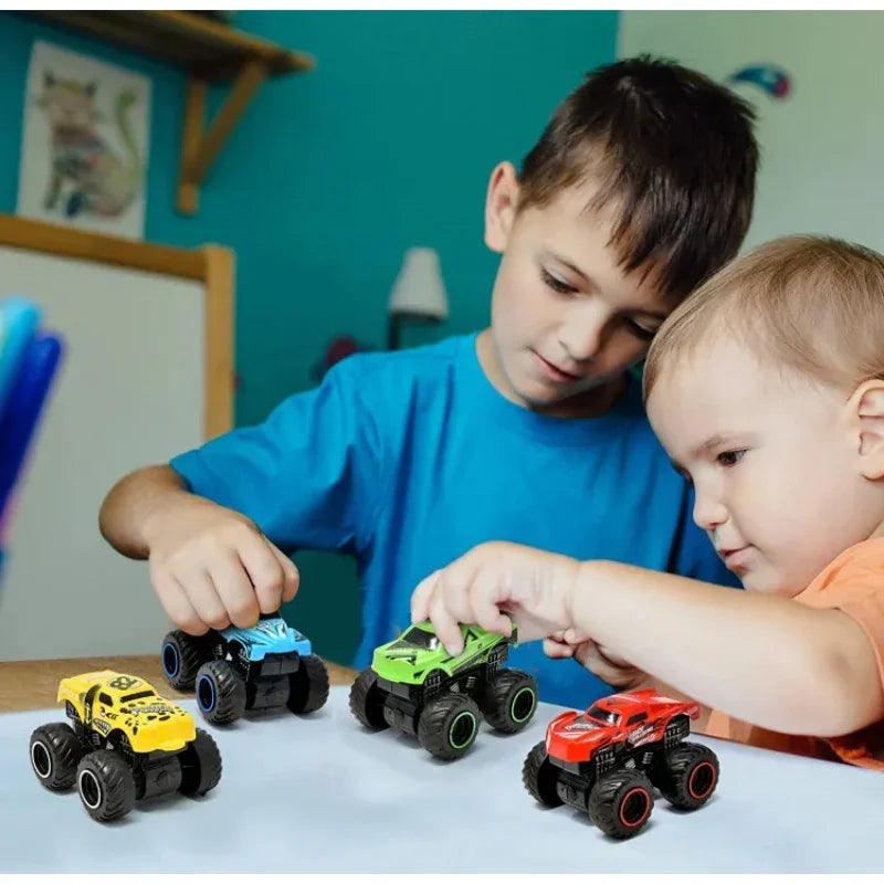 Hot Wheels Start Key Jeep Toy For Kids (4 Pcs) With 1 Remote