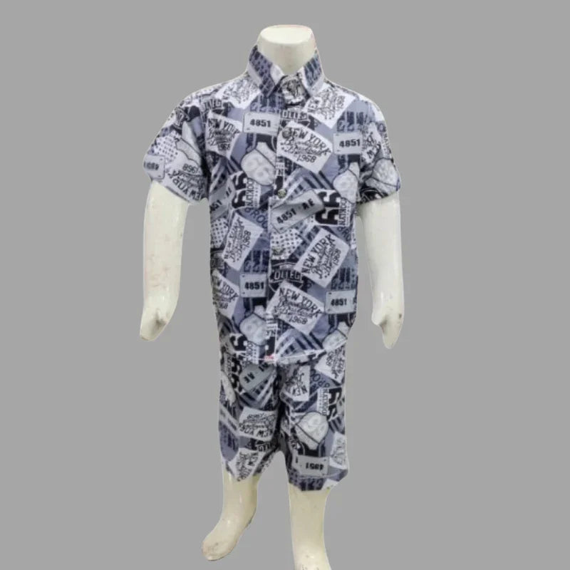 Baby Boy's Summer Outfit Short Sleeve Casual T-Shirt & Pant