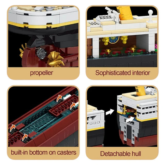 Lego Titanic Building Bricks Toy For Kids (100+ Pcs)
