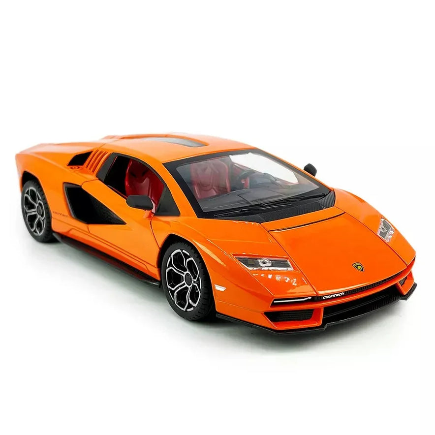 Lamborghini Countach LPI 800-4 1:24 Diecast Alloy Car Model with Light & Sound – Collector’s Edition Toy for Kids & Car Enthusiasts