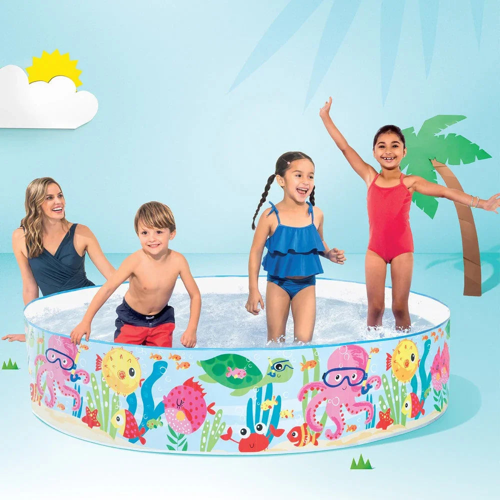 Intex Snapset Fishes Kiddie Pool – Splash & Play with Underwater Friends