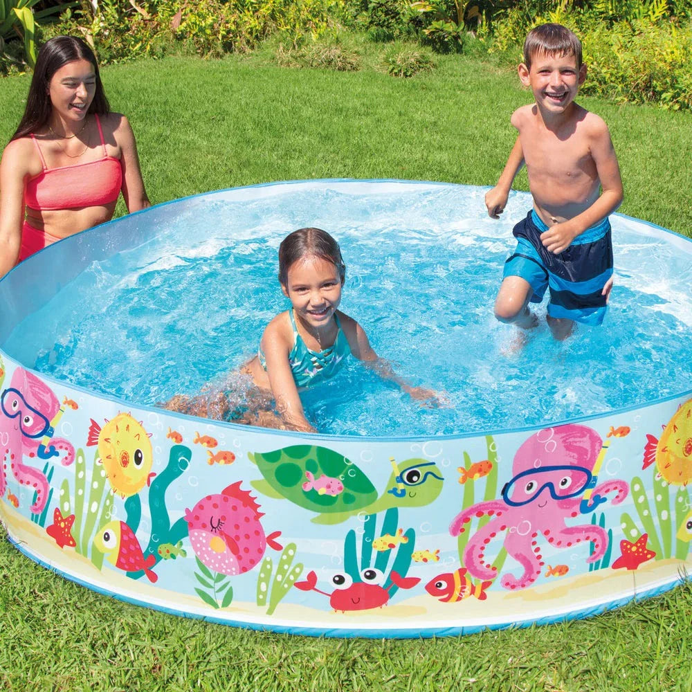 Intex Snapset Fishes Kiddie Pool – Splash & Play with Underwater Friends