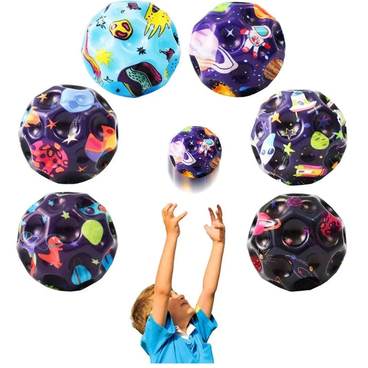 Astronaut High Bounce Moon Balls – Space-Themed Bouncy Balls for Kids