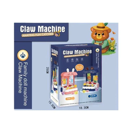 Mini Bear Claw Machine Arcade Game – Light-Up Toy Grabber