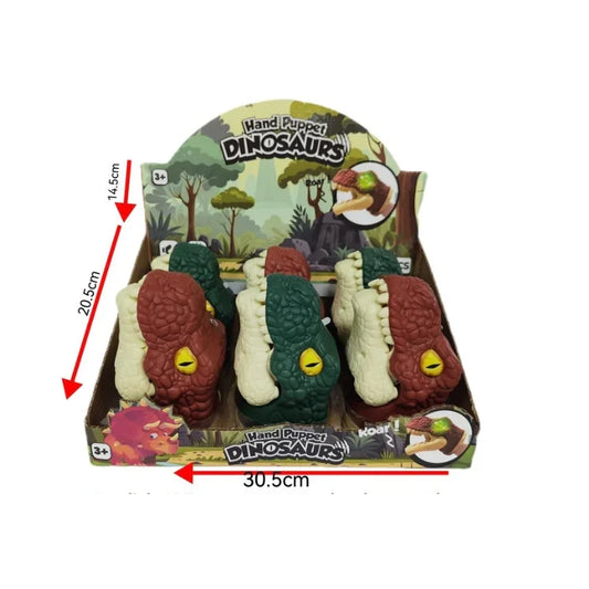 Hand Puppets Interactive Dinosaur Toys with Glowing Effects for Kids