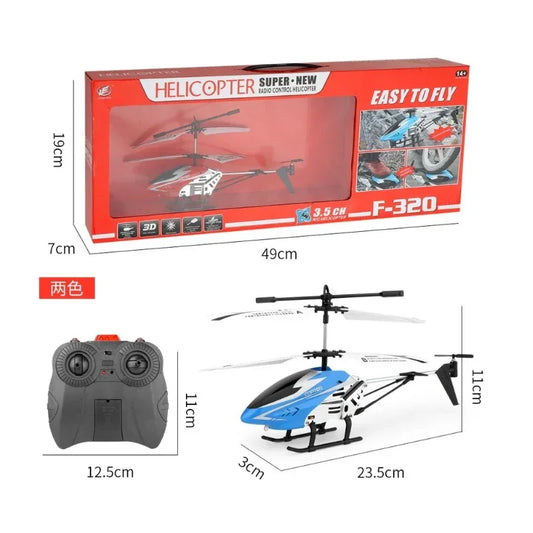 Alloy Remote Control Helicopter Durable Metal Frame, Rechargeable Battery
