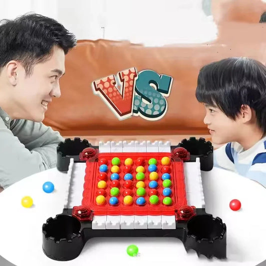 Rainbow Beads Elimination Puzzle Game Strategic Matching Board Game