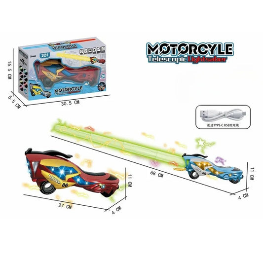 Light IC Telescopic Motorcycle Lightsaber