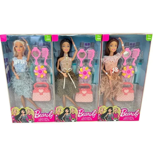 Movable Joint Fashion Doll  Black & Brown Skin Beauty