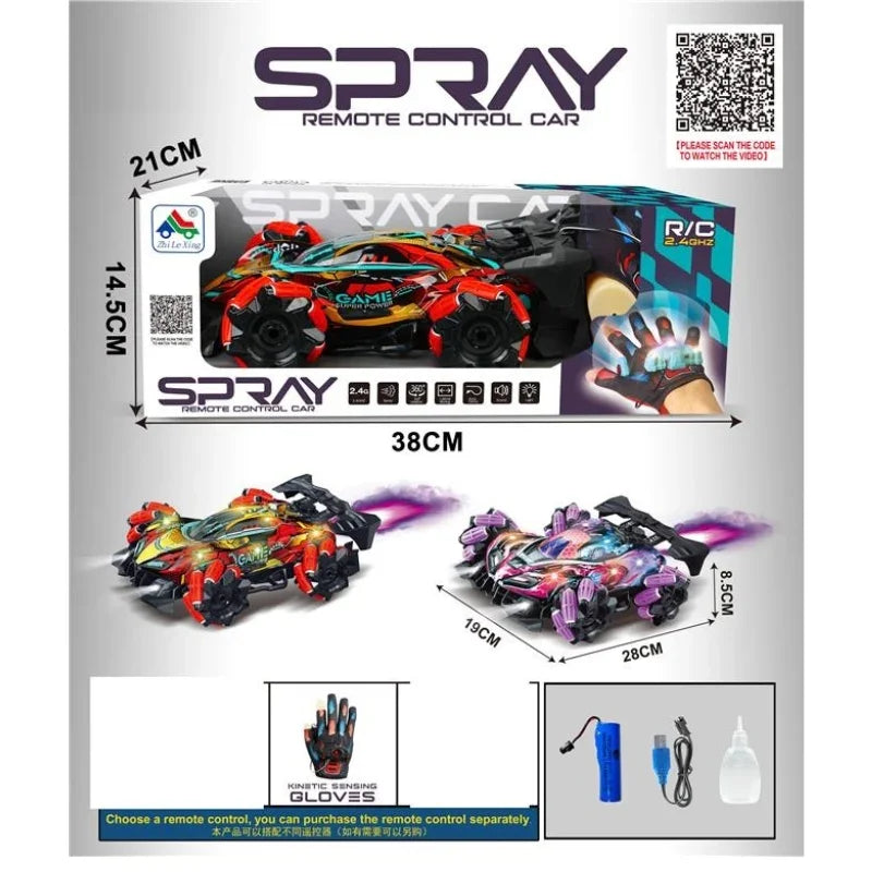 Glove-Controlled Remote Control Stunt Racing Car Toy for Kids