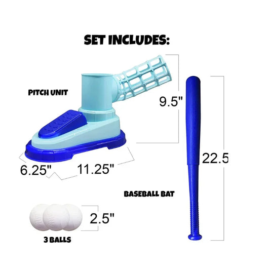 Automatic Pitching Baseball Machine Set –  Sports Training Toy
