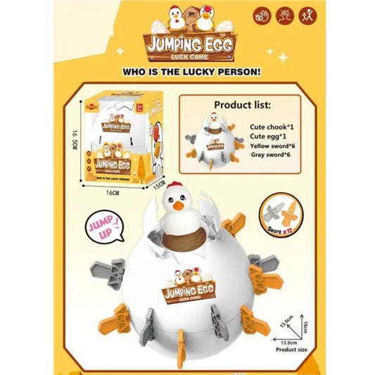 Jumping Egg Surprise Board Game – Interactive Family Party Game