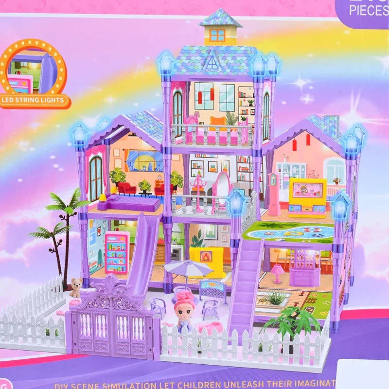 Princess Villa Playset – Creative Building Construction Toy