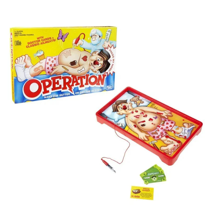 Classic Buzzer Operation Board Game –Skill Medical Challenge